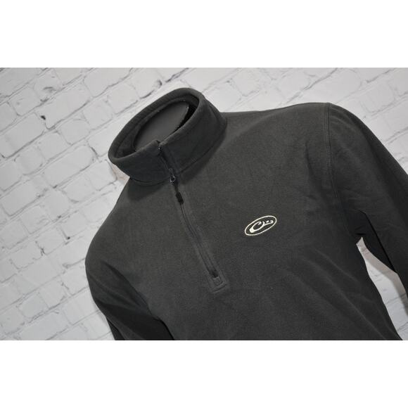 Drake Waterfowl Fleece Shirt Pullover Mens Size Large 1/4 Zip Polyester Hunting - Picture 1 of 8